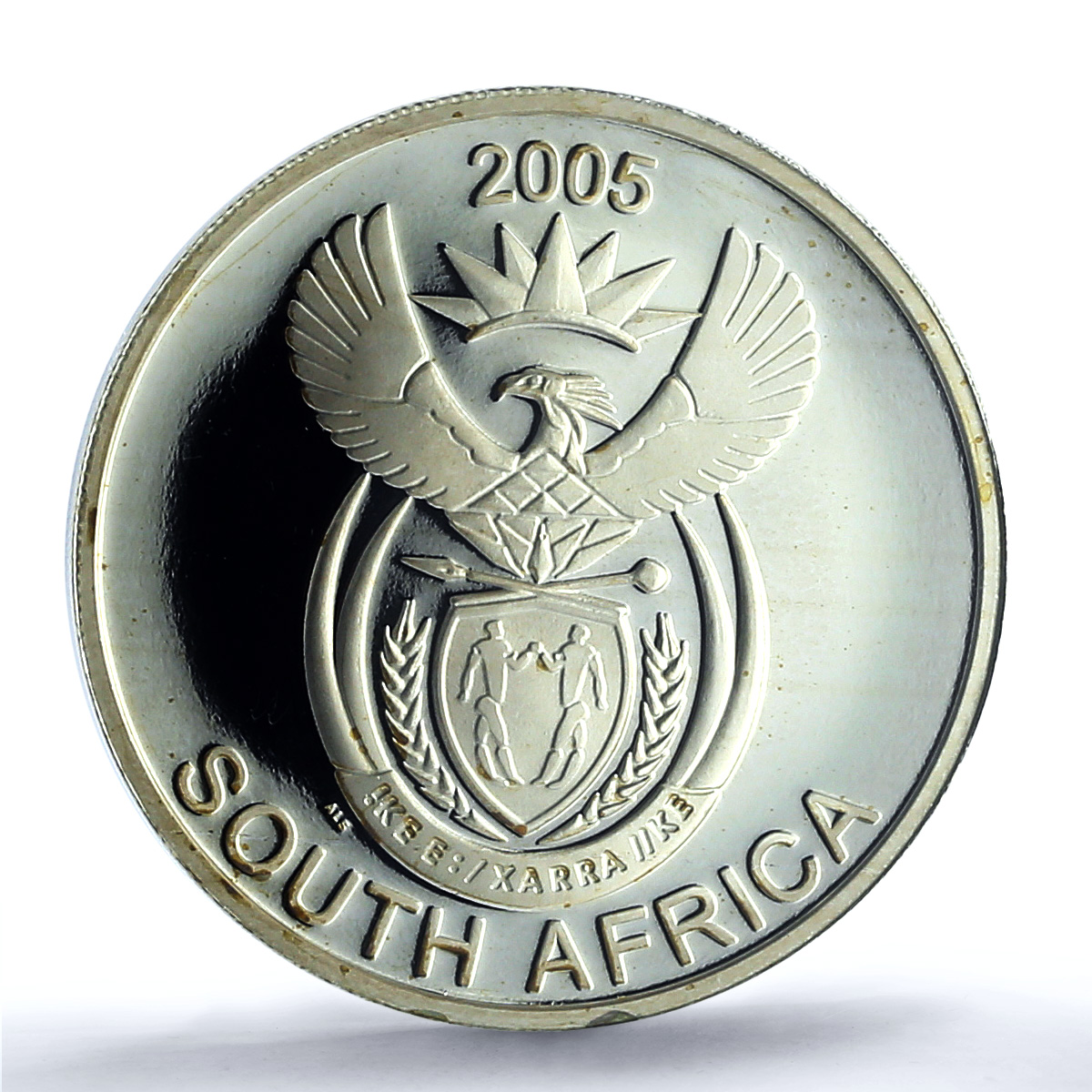 South Africa 50 cents Wild Dog KM-323 Wildlife Fauna PF 70 NGC silver coin 2005 South Africa 50 cents Wild Dog KM-323 Wildlife Fauna PF 70 NGC silver coin 2005