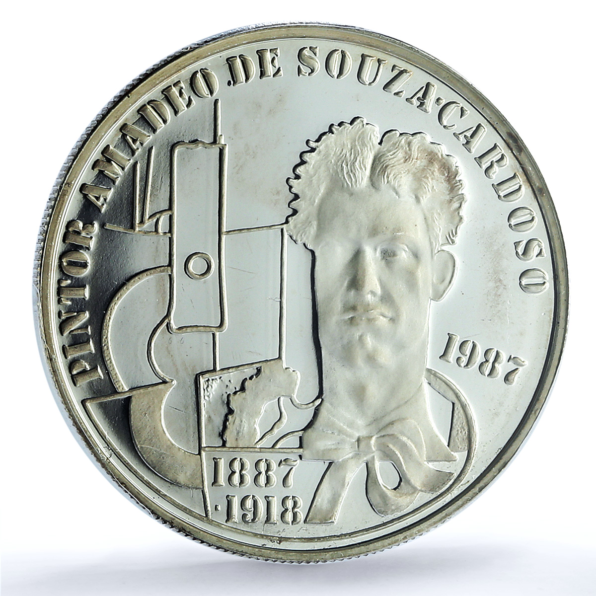 Portugal 100 escudos Cardoso Probe KM-644-a Art PR 68 PCGS silver coin 1987 Portugal 100 escudos Cardoso Probe KM-644-a Art PR 68 PCGS silver coin 1987