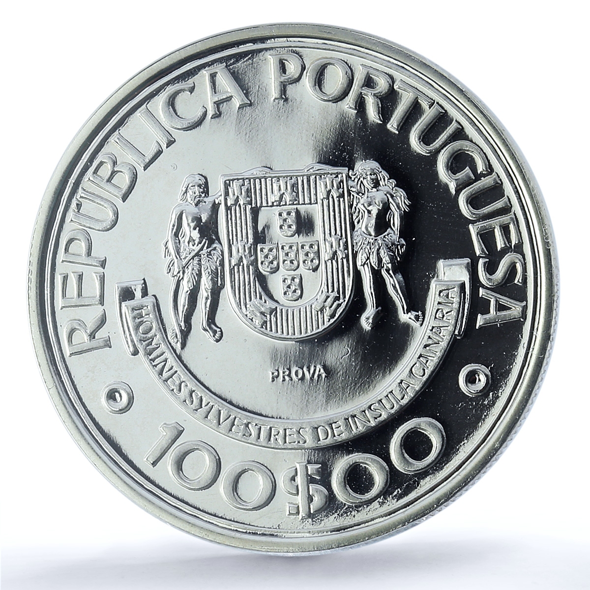 Portugal 100 escudos Canary Islands Probe KM-646a Ship SP 69 PCGS Ag coin 1989 Portugal 100 escudos Canary Islands Probe KM-646a Ship SP 69 PCGS Ag coin 1989