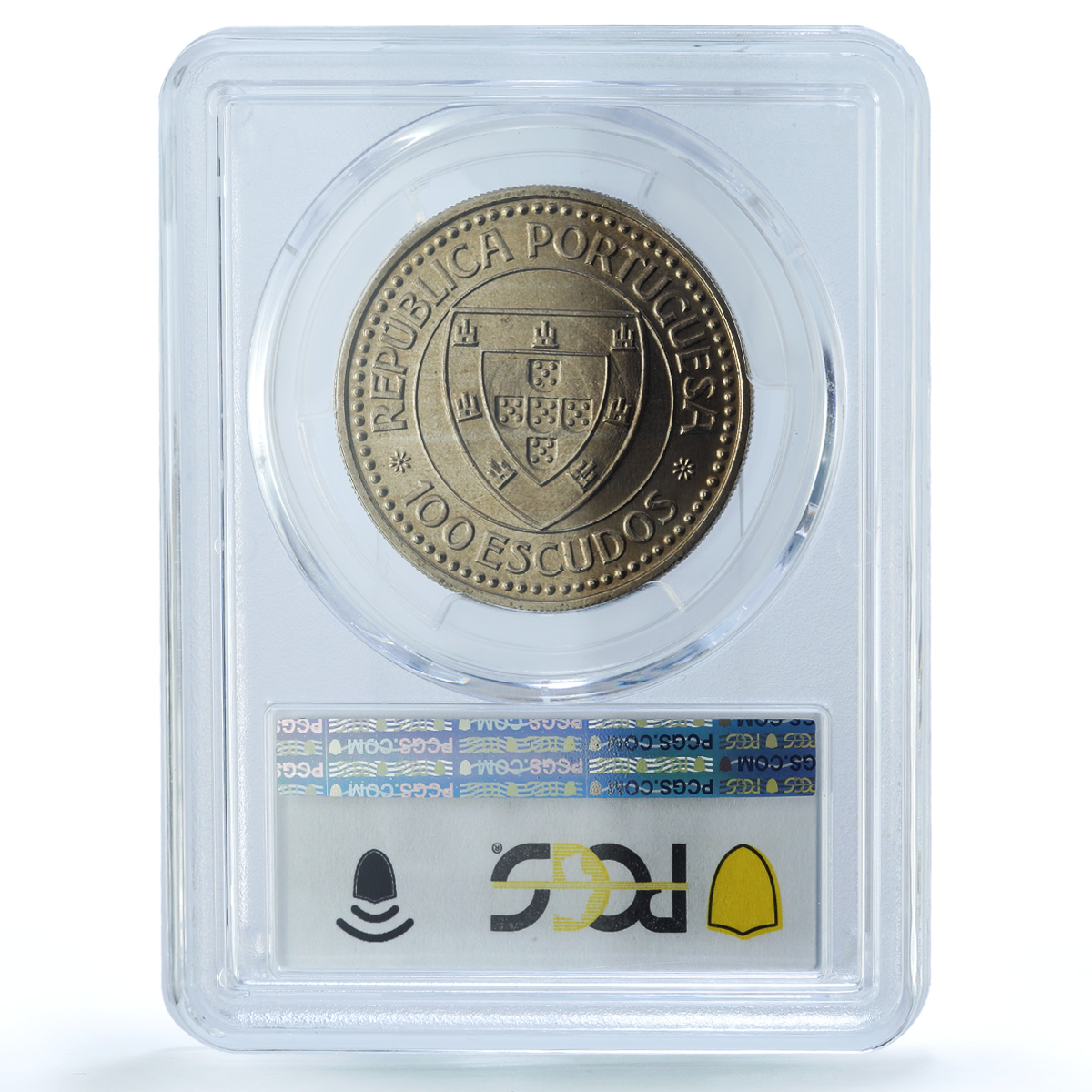 Portugal 100 escudos Gil Eanes Essai KM-639 Ship SP 69 PCGS CuNi coin 1987 Portugal 100 escudos Gil Eanes Essai KM-639 Ship SP 69 PCGS CuNi coin 1987