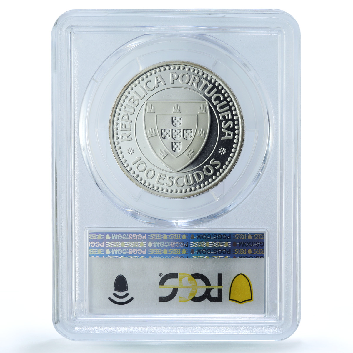 Portugal 100 escudos Gil Eanes Essai KM-639a Ship PR 70 PCGS silver coin 1987 Portugal 100 escudos Gil Eanes Essai KM-639a Ship PR 70 PCGS silver coin 1987