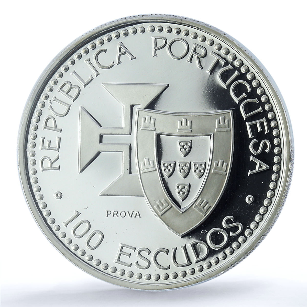 Portugal 100 escudos Madeira Porto Probe KM-647a Ship PR69 PCGS silver coin 1989 Portugal 100 escudos Madeira Porto Probe KM-647a Ship PR69 PCGS silver coin 1989