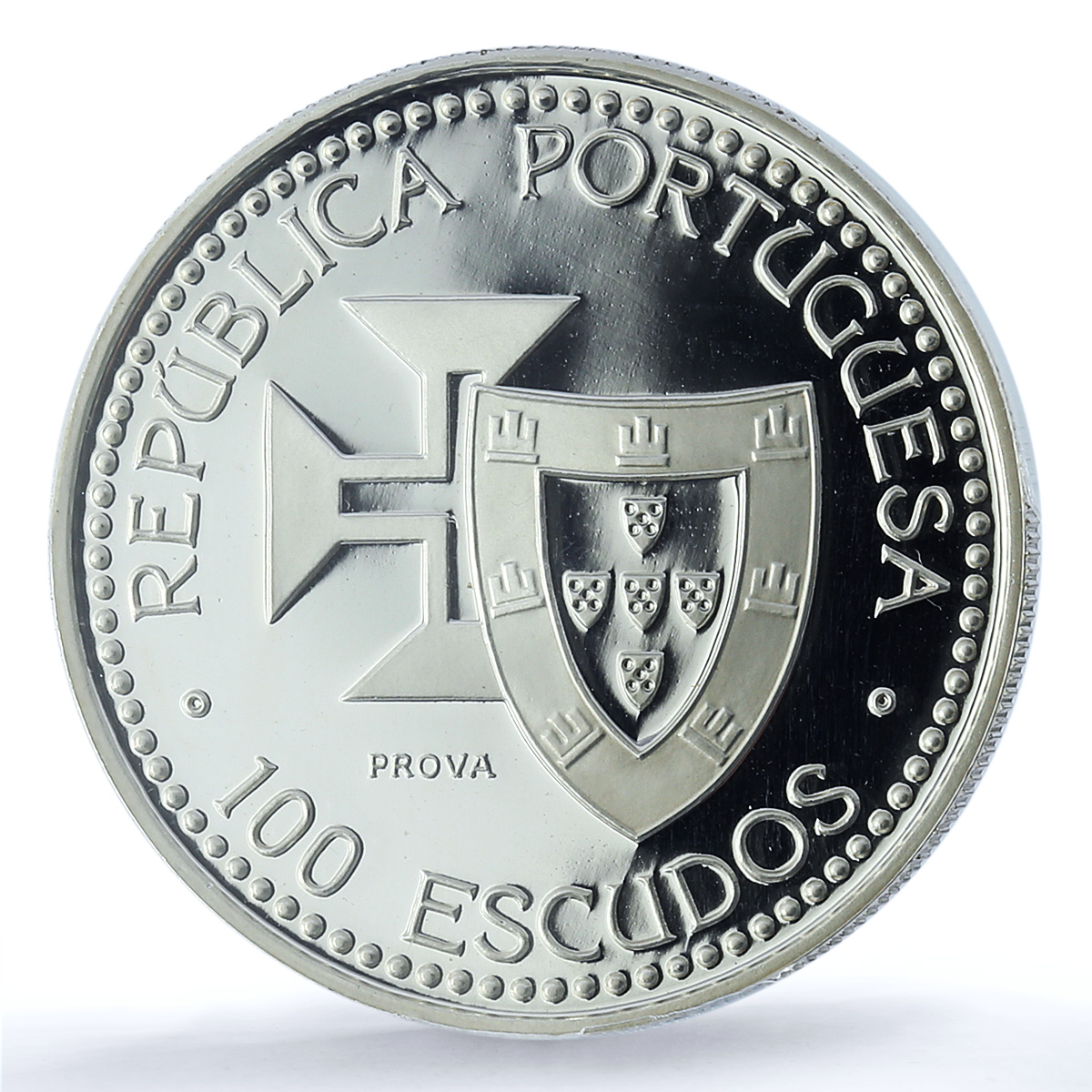 Portugal 100 escudos Madeira Porto Probe KM-647a Ship PR70 PCGS silver coin 1989 Portugal 100 escudos Madeira Porto Probe KM-647a Ship PR70 PCGS silver coin 1989