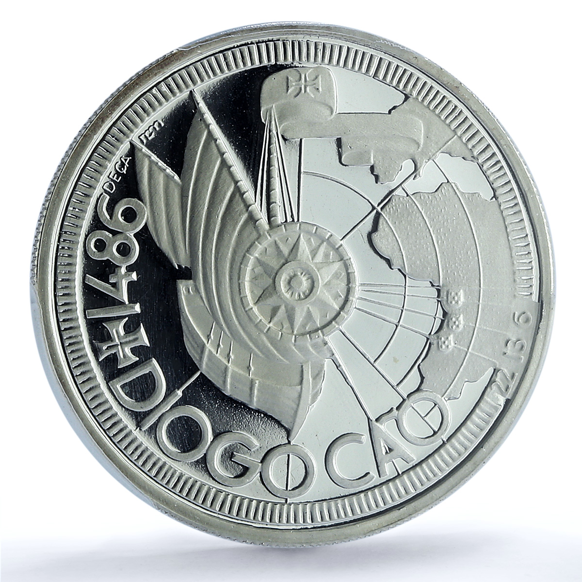 Portugal 100 escudos Diogo Cao Probe KM-641a PR 69 PCGS silver coin 1987 Portugal 100 escudos Diogo Cao Probe KM-641a PR 69 PCGS silver coin 1987