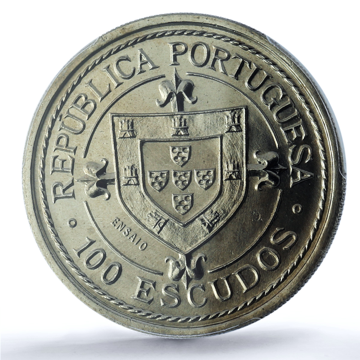 Portugal 100 escudos Nuno Tristao Essai KM-640 Ship SP 67 PCGS CuNi coin 1987 Portugal 100 escudos Nuno Tristao Essai KM-640 Ship SP 67 PCGS CuNi coin 1987