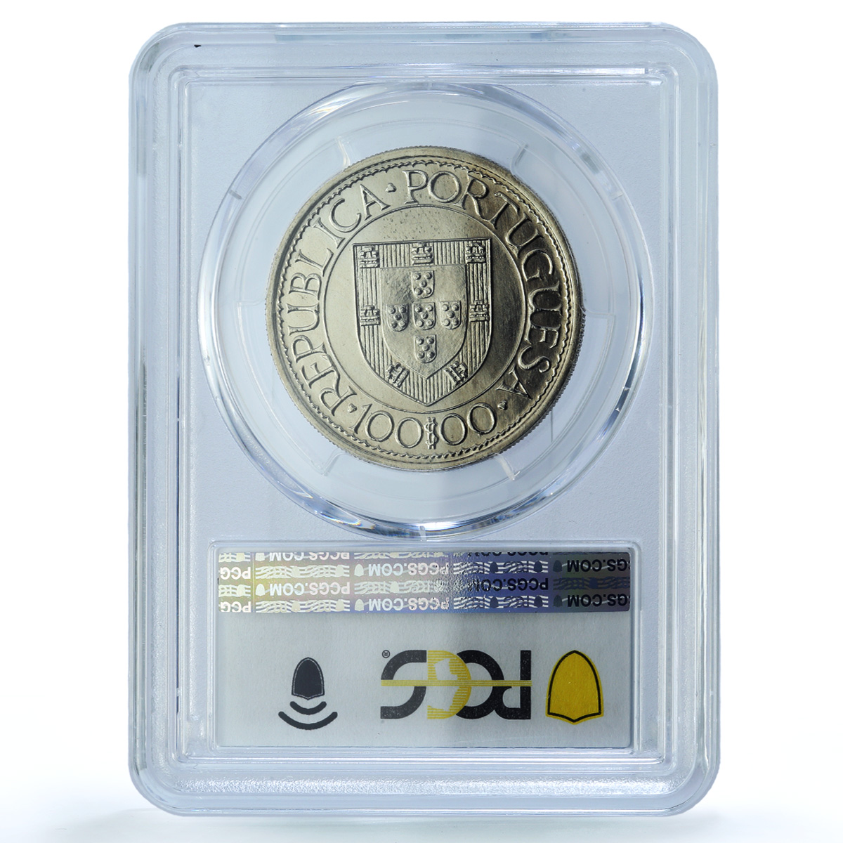 Portugal 100 escudos Bartolomeu Dias Probe KM-642a Ship SP67 PCGS CuNi coin 1988 Portugal 100 escudos Bartolomeu Dias Probe KM-642a Ship SP67 PCGS CuNi coin 1988