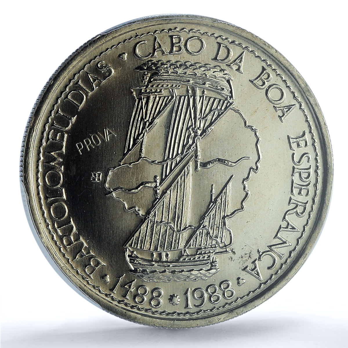 Portugal 100 escudos Bartolomeu Dias Probe KM-642a Ship SP67 PCGS CuNi coin 1988 Portugal 100 escudos Bartolomeu Dias Probe KM-642a Ship SP67 PCGS CuNi coin 1988