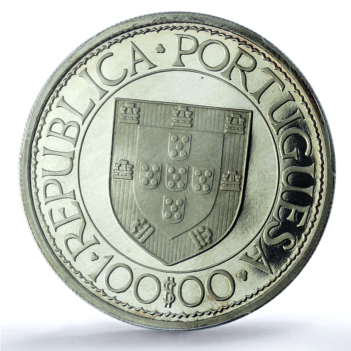 Portugal 100 escudos Bartolomeu Dias Essai KM-642a Ship PR 68 PCGS Ag coin 1988 Portugal 100 escudos Bartolomeu Dias Essai KM-642a Ship PR 68 PCGS Ag coin 1988