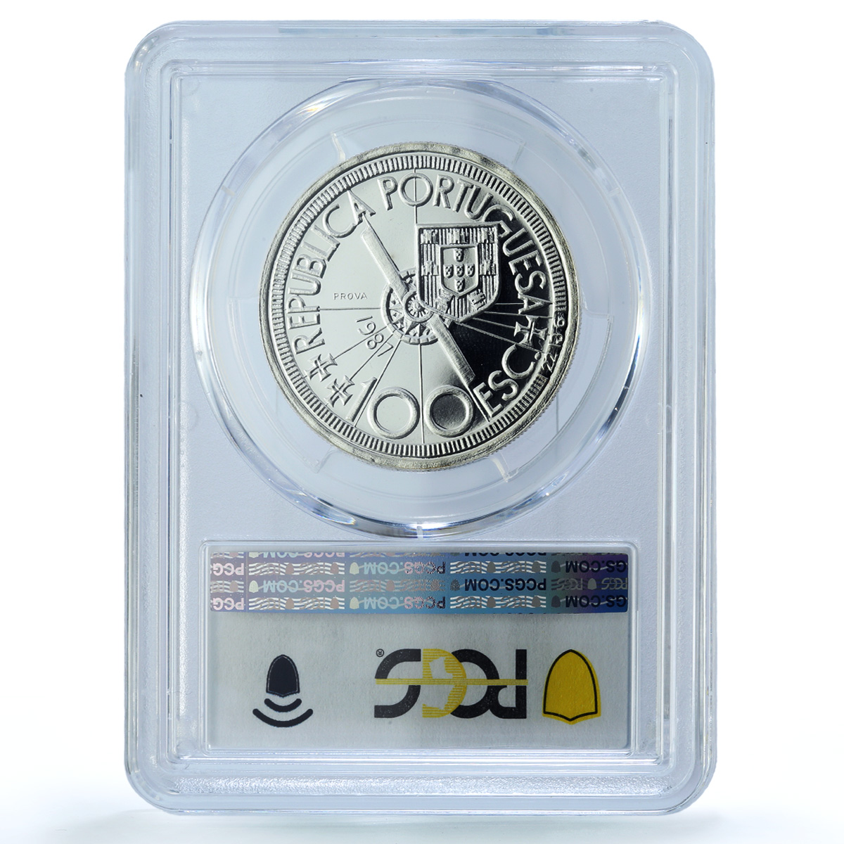 Portugal 100 escudos Diogo Cao Probe KM-641 SP 70 PCGS CuNi coin 1987 Portugal 100 escudos Diogo Cao Probe KM-641 SP 70 PCGS CuNi coin 1987