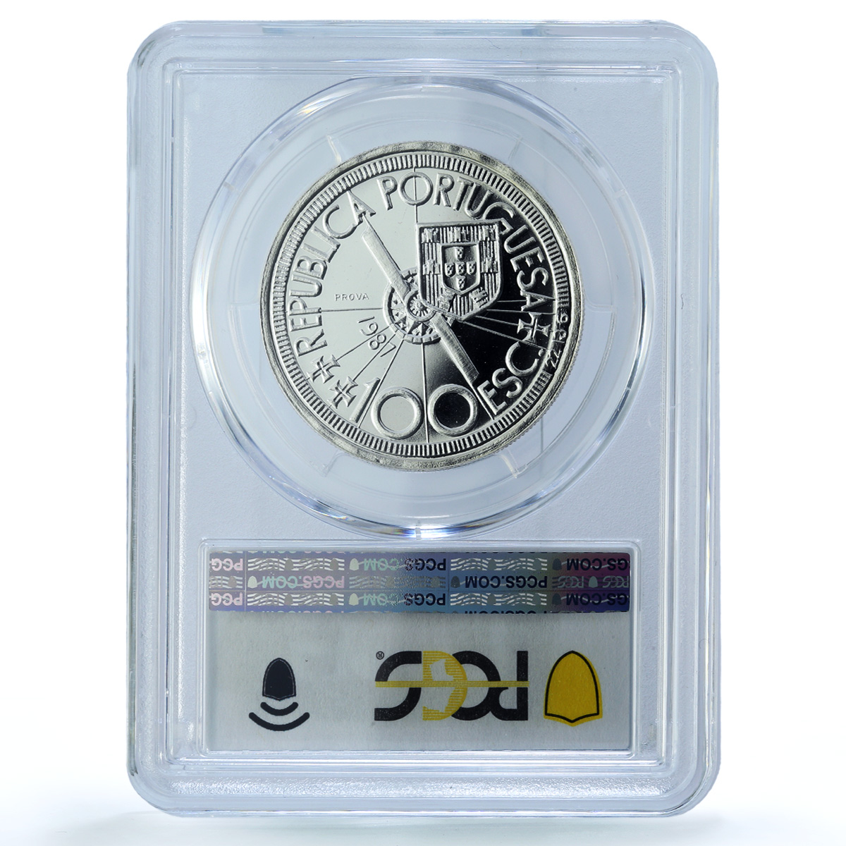 Portugal 100 escudos Diogo Cao Probe KM-641 SP 69 PCGS CuNi coin 1987 Portugal 100 escudos Diogo Cao Probe KM-641 SP 69 PCGS CuNi coin 1987