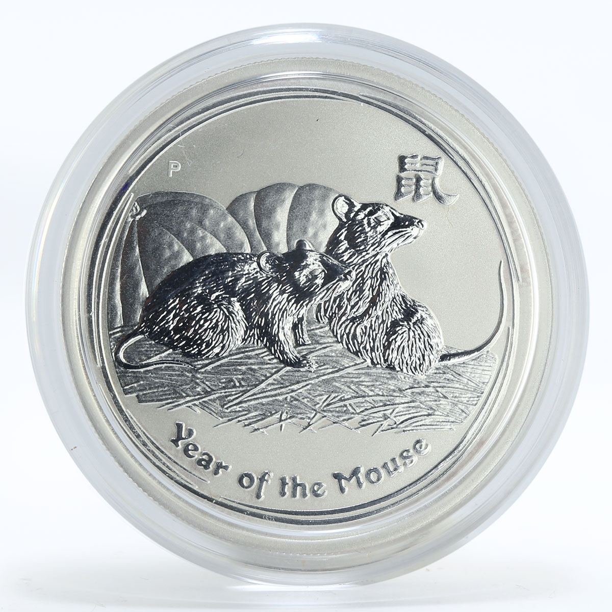 Australia 50 cent Year of the Mouse Lunar Series II 1/2 oz silver coin 2008