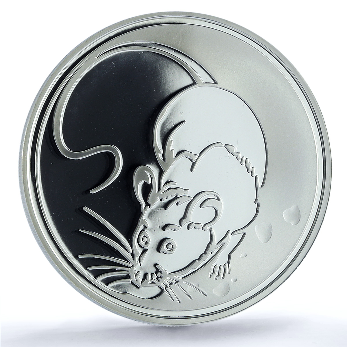 Russia 3 roubles Lunar Calendar Year of the Rat Mouse PR69 PCGS silver coin 2008 Russia 3 roubles Lunar Calendar Year of the Rat Mouse PR69 PCGS silver coin 2008