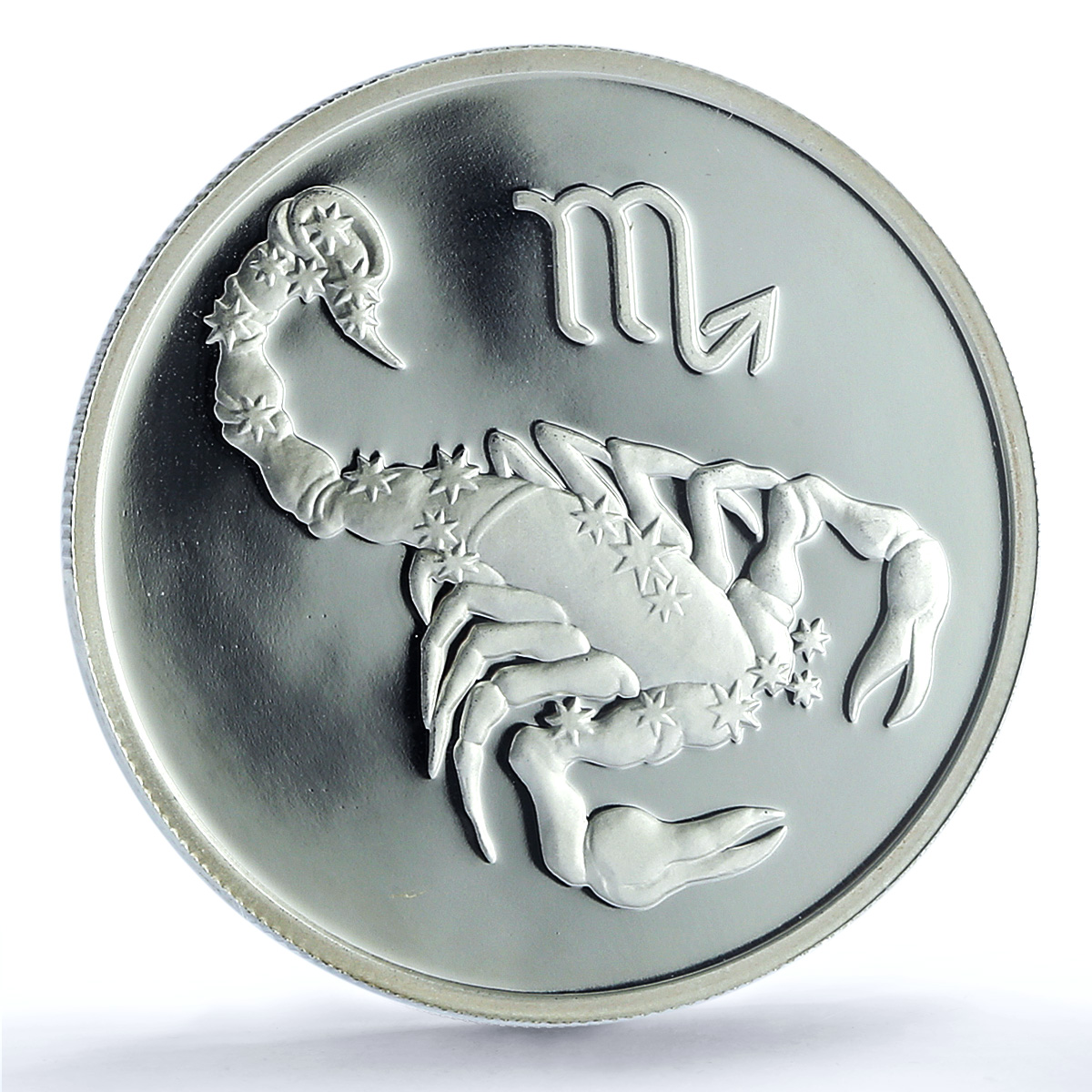 Russia 2 roubles Zodiac Signs Scorpio PR69 PCGS silver coin 2002 Russia 2 roubles Zodiac Signs Scorpio PR69 PCGS silver coin 2002