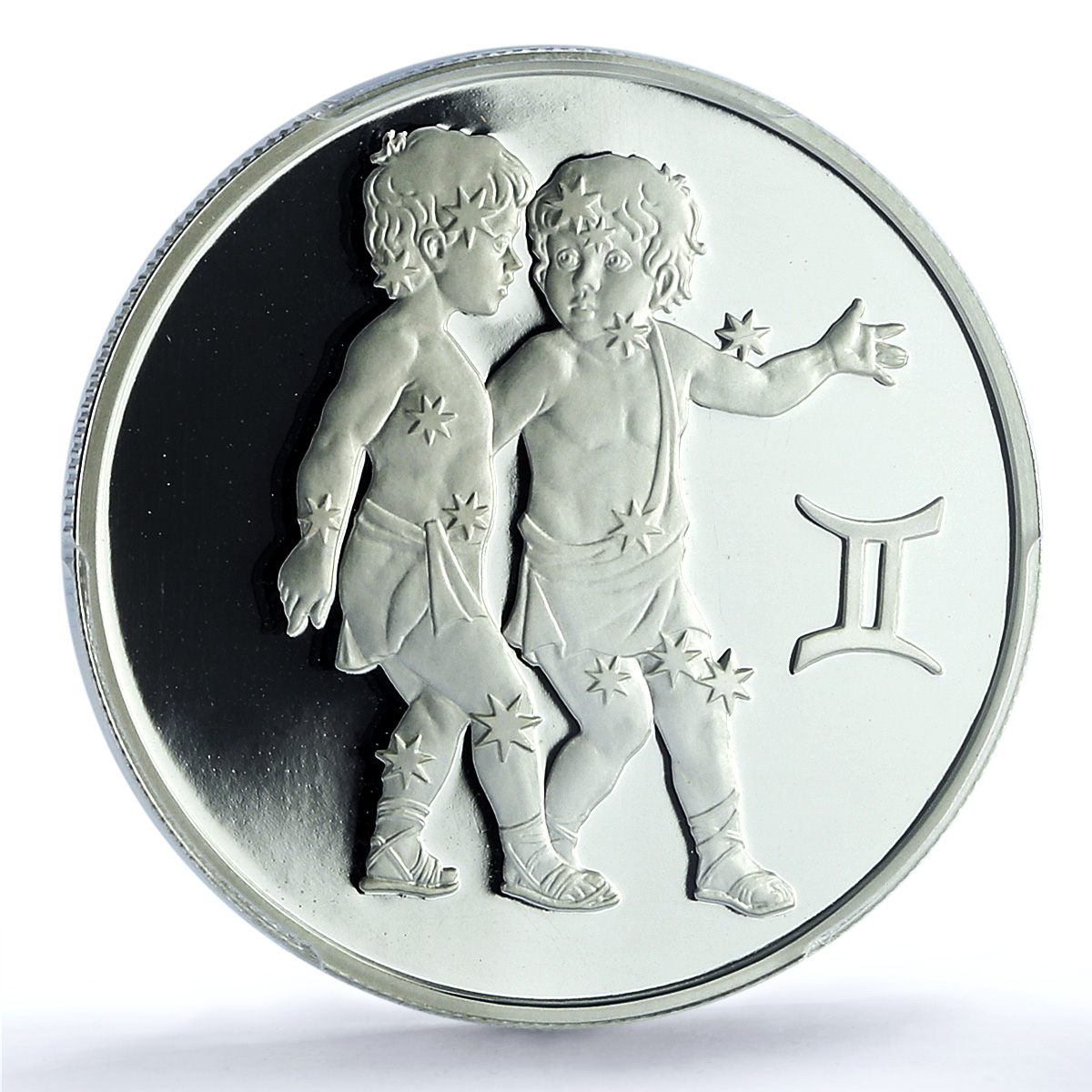 Russia 2 roubles Zodiac Signs Gemini PR68 PCGS silver coin 2003 Russia 2 roubles Zodiac Signs Gemini PR68 PCGS silver coin 2003