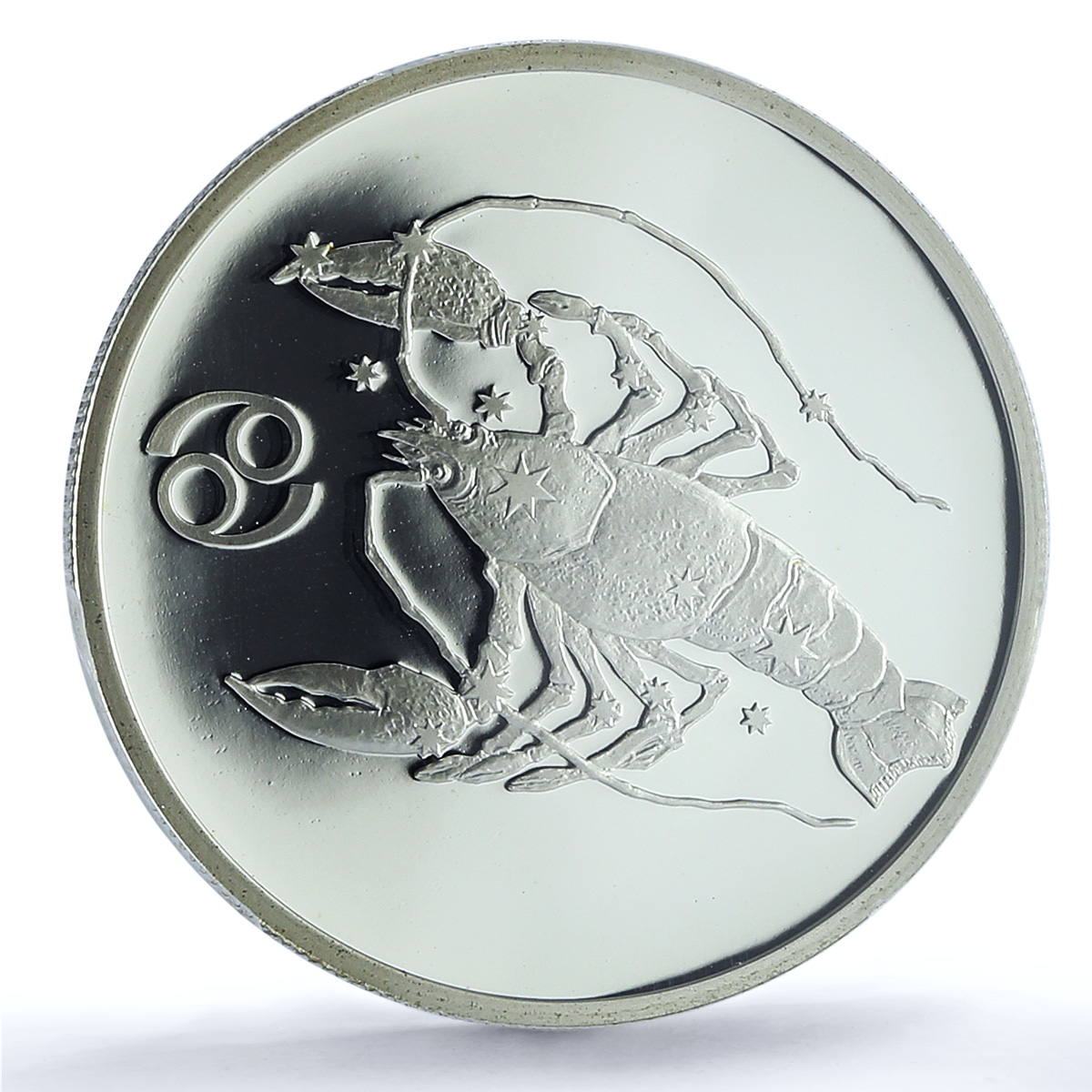 Russia 2 roubles Zodiac Signs Cancer PR69 PCGS silver coin 2003 Russia 2 roubles Zodiac Signs Cancer PR69 PCGS silver coin 2003