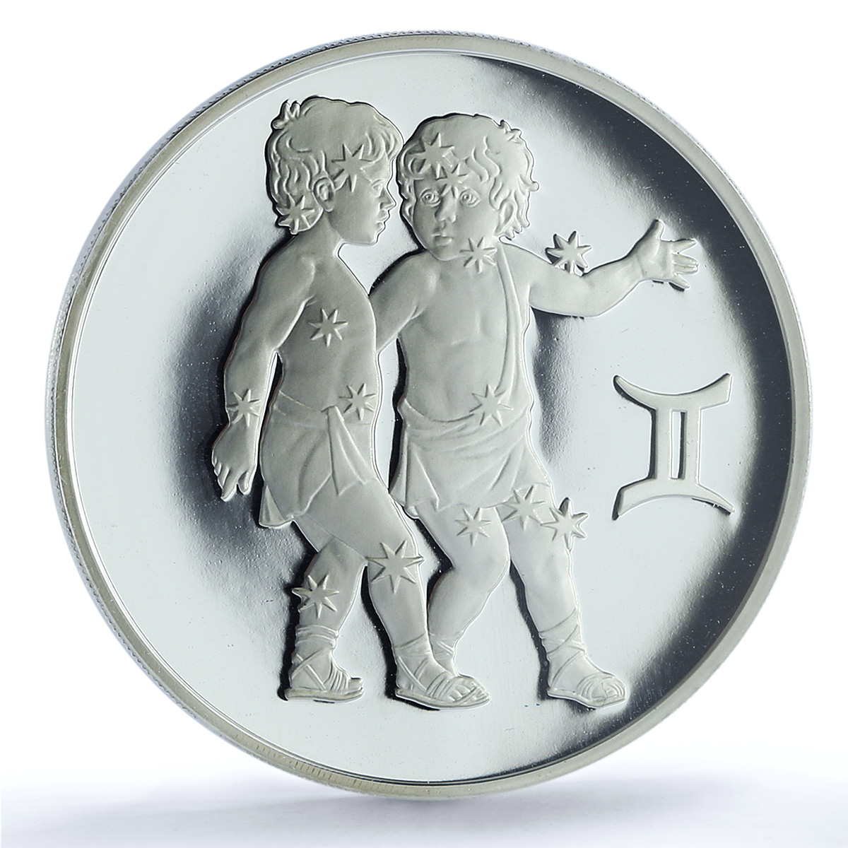 Russia 3 roubles Zodiac Signs Gemini PR69 PCGS silver coin 2004 Russia 3 roubles Zodiac Signs Gemini PR69 PCGS silver coin 2004