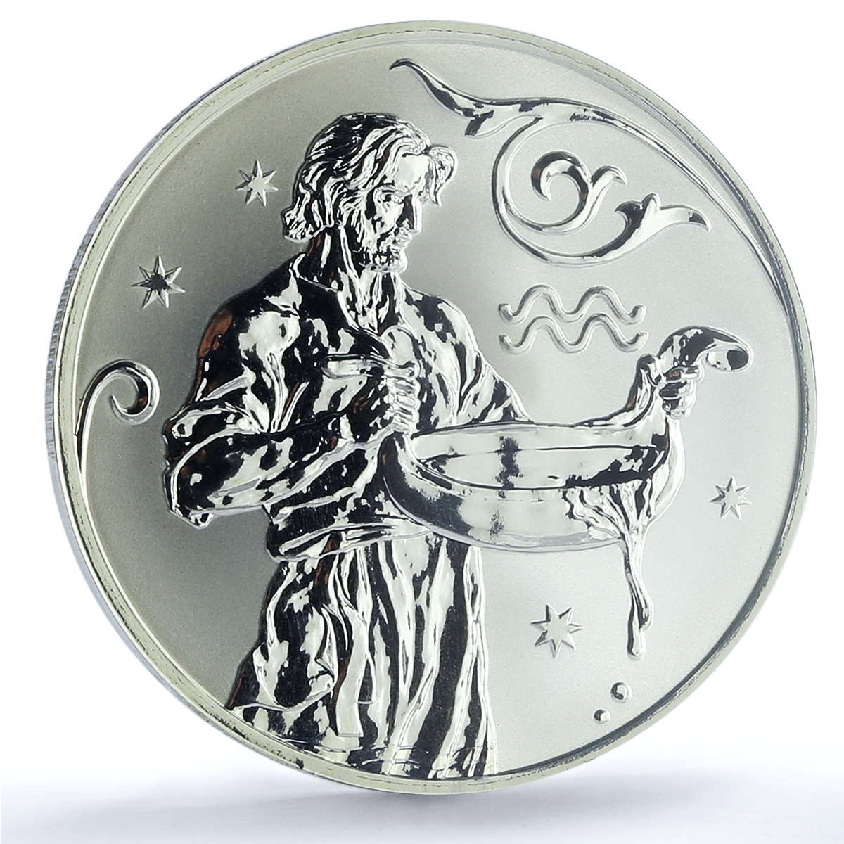 Russia 2 roubles Zodiac Signs Aquarius PR69 PCGS silver coin 2005 Russia 2 roubles Zodiac Signs Aquarius PR69 PCGS silver coin 2005