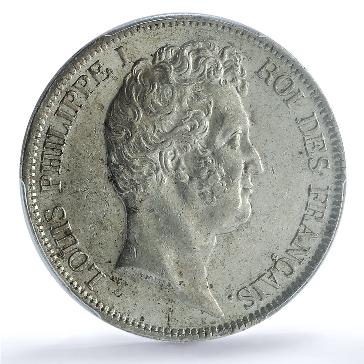 France 5 francs Louis Philippe Coinage Rouen Mint AU58 PCGS silver coin 1831 France 5 francs Louis Philippe Coinage Rouen Mint AU58 PCGS silver coin 1831