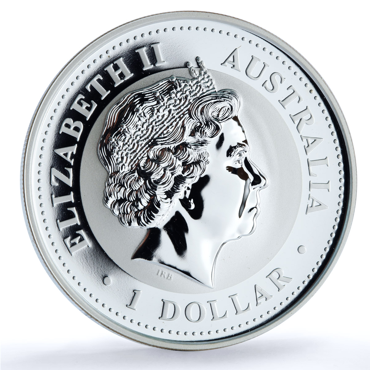 Australia 1 dollar Year of the Rooster KM-695 Lunar Series 1 silver coin 2005