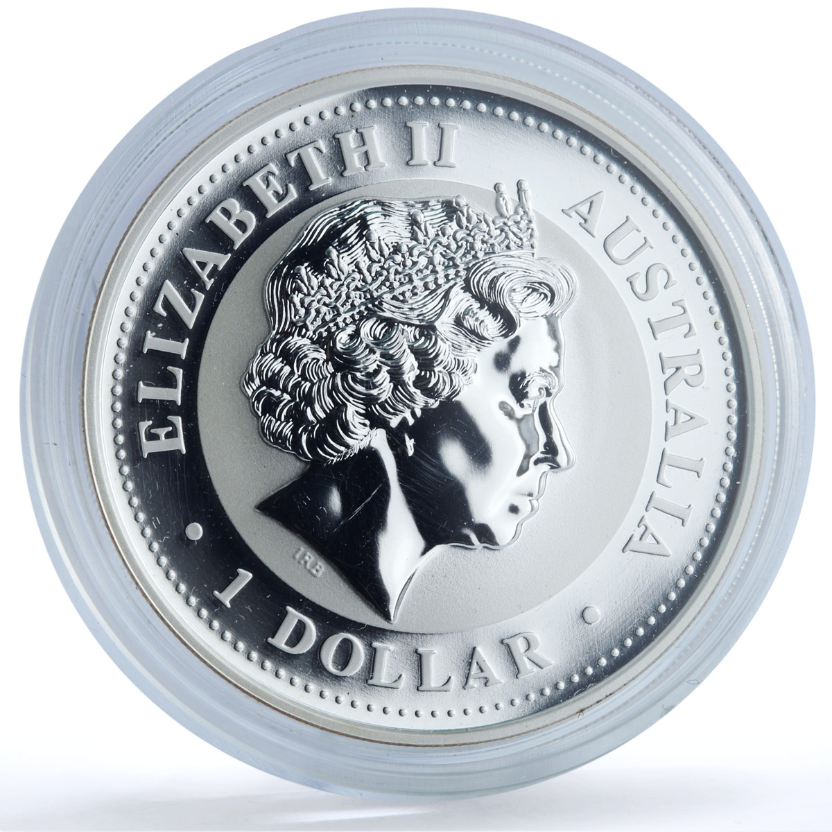 Australia 1 dollar Year of the Rooster KM-695 Lunar Series 1 silver coin 2005