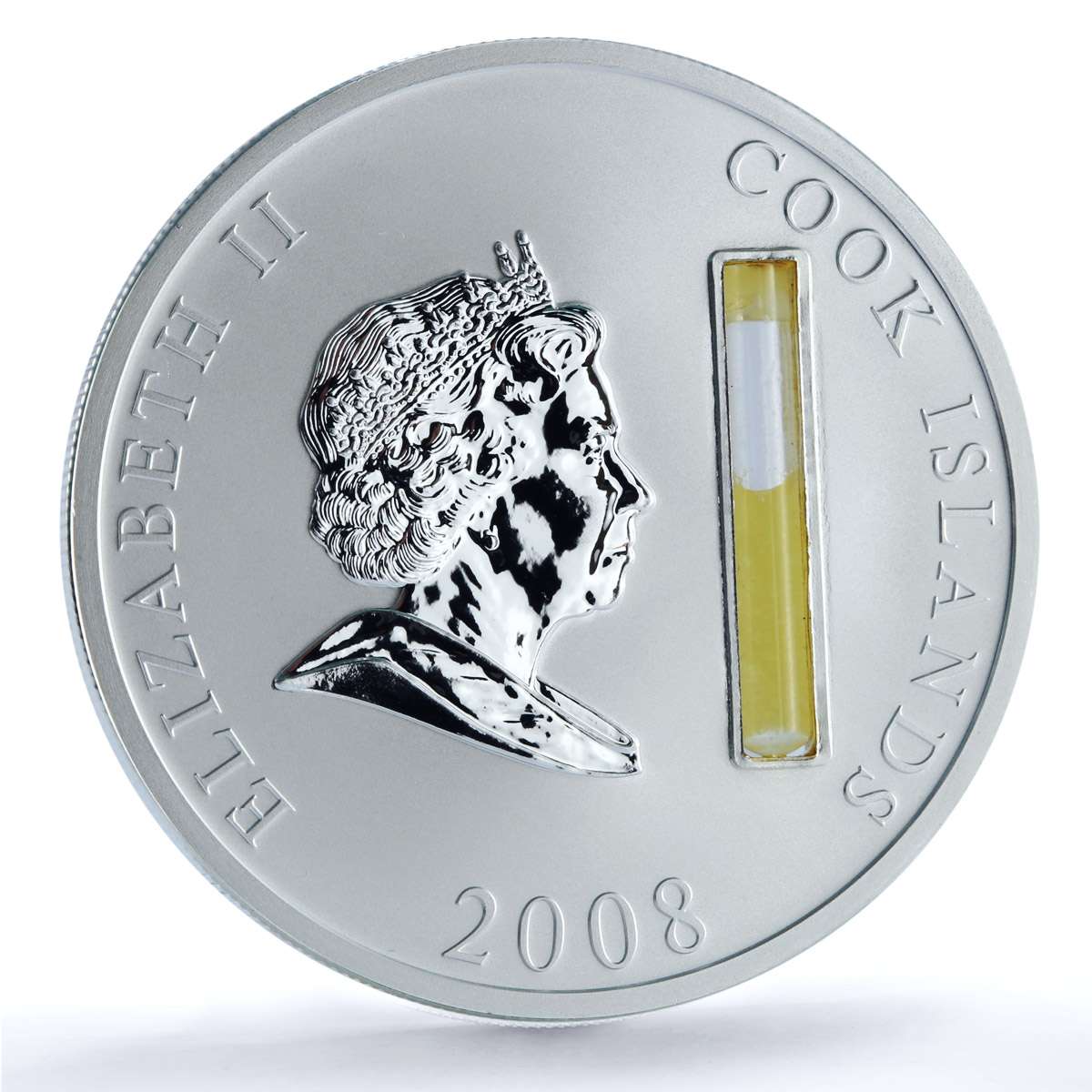 Cook Islands 10 dollars Rockfeller KM-635 Financial Tycoons silver coin 2008