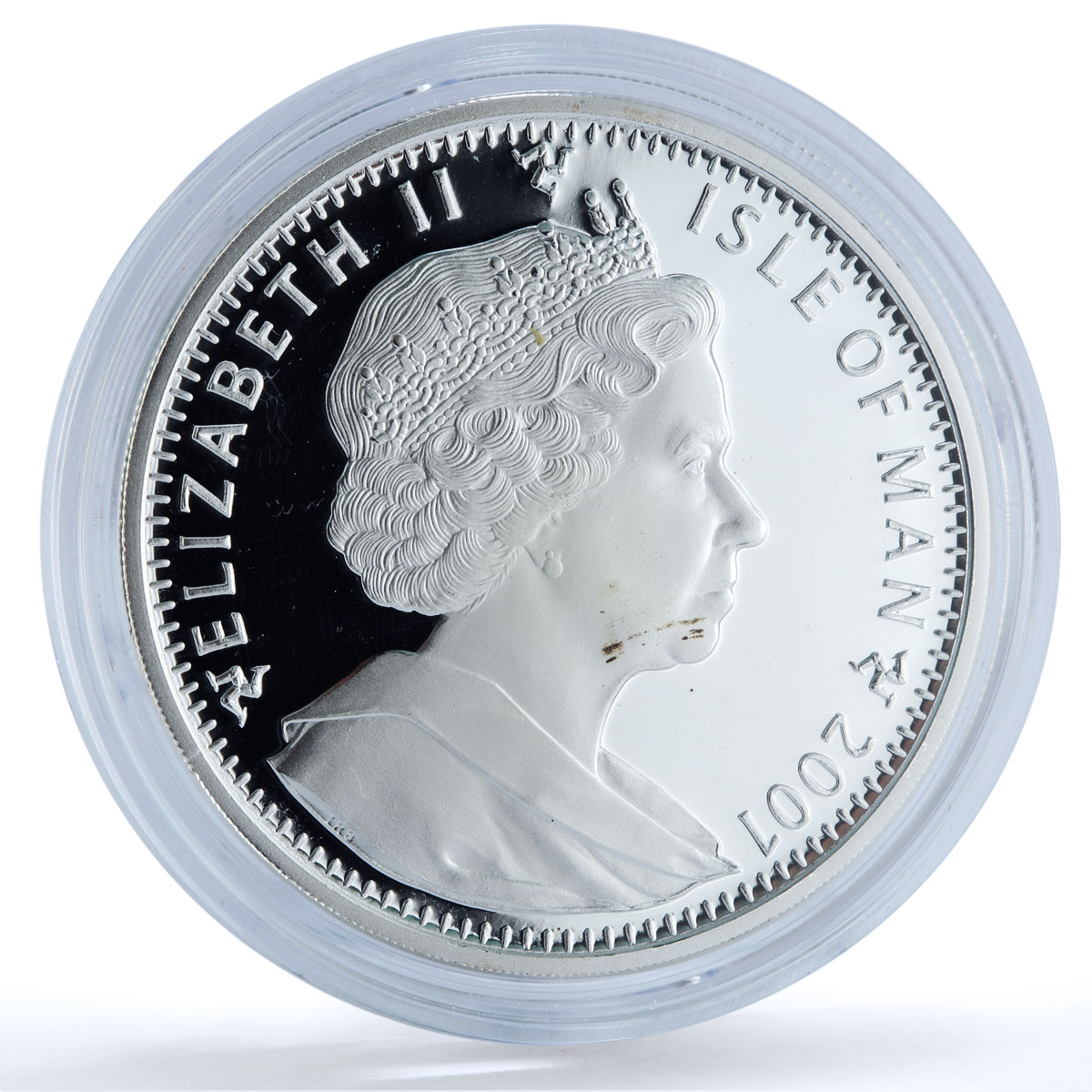 Isle of Man 1 crown Somali Kittens KM-1072a Cat Crowns proof silver coin 2001