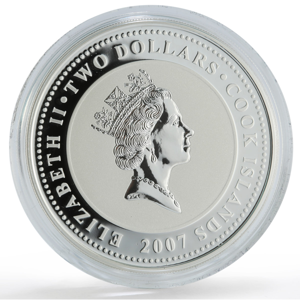 Cook Islands 2 dollars x 4 Set Sherlock Holmes Adventures silver coins 2007