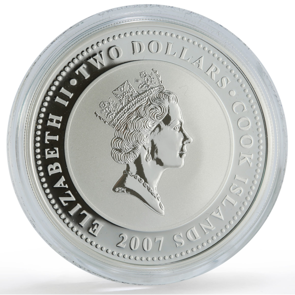 Cook Islands 2 dollars x 4 Set Sherlock Holmes Adventures silver coins 2007