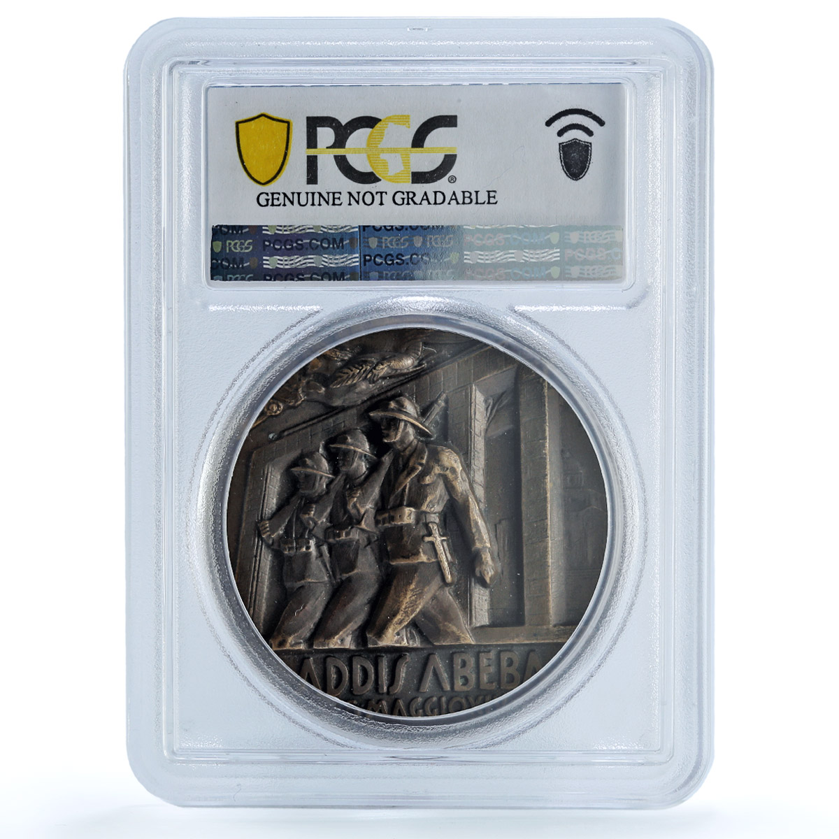 Italy Mussolini Capture Addis Abeba Ababa Ethiopia PCGS bronze medal 1936 Italy Mussolini Capture Addis Abeba Ababa Ethiopia PCGS bronze medal 1936