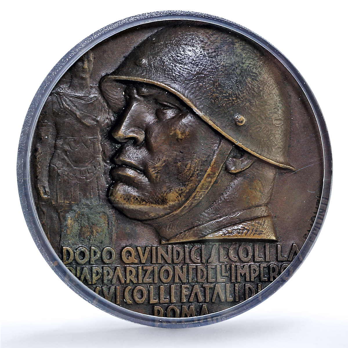 Italy Mussolini Capture Addis Abeba Ababa Ethiopia PCGS bronze medal 1936 Italy Mussolini Capture Addis Abeba Ababa Ethiopia PCGS bronze medal 1936