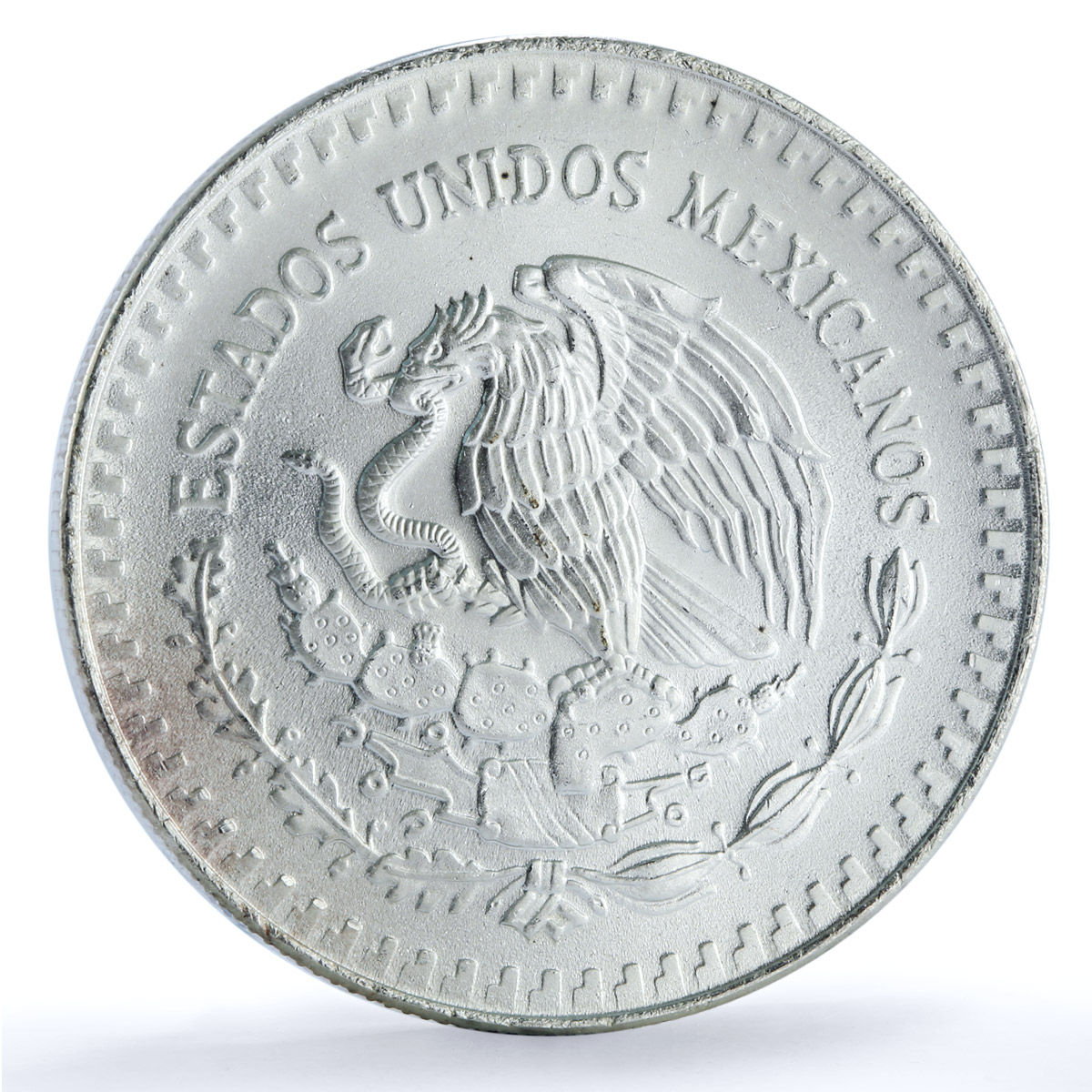 Mexico 1 onza Libertad Angel of Independence KM-494.3 Bullion silver coin 1991