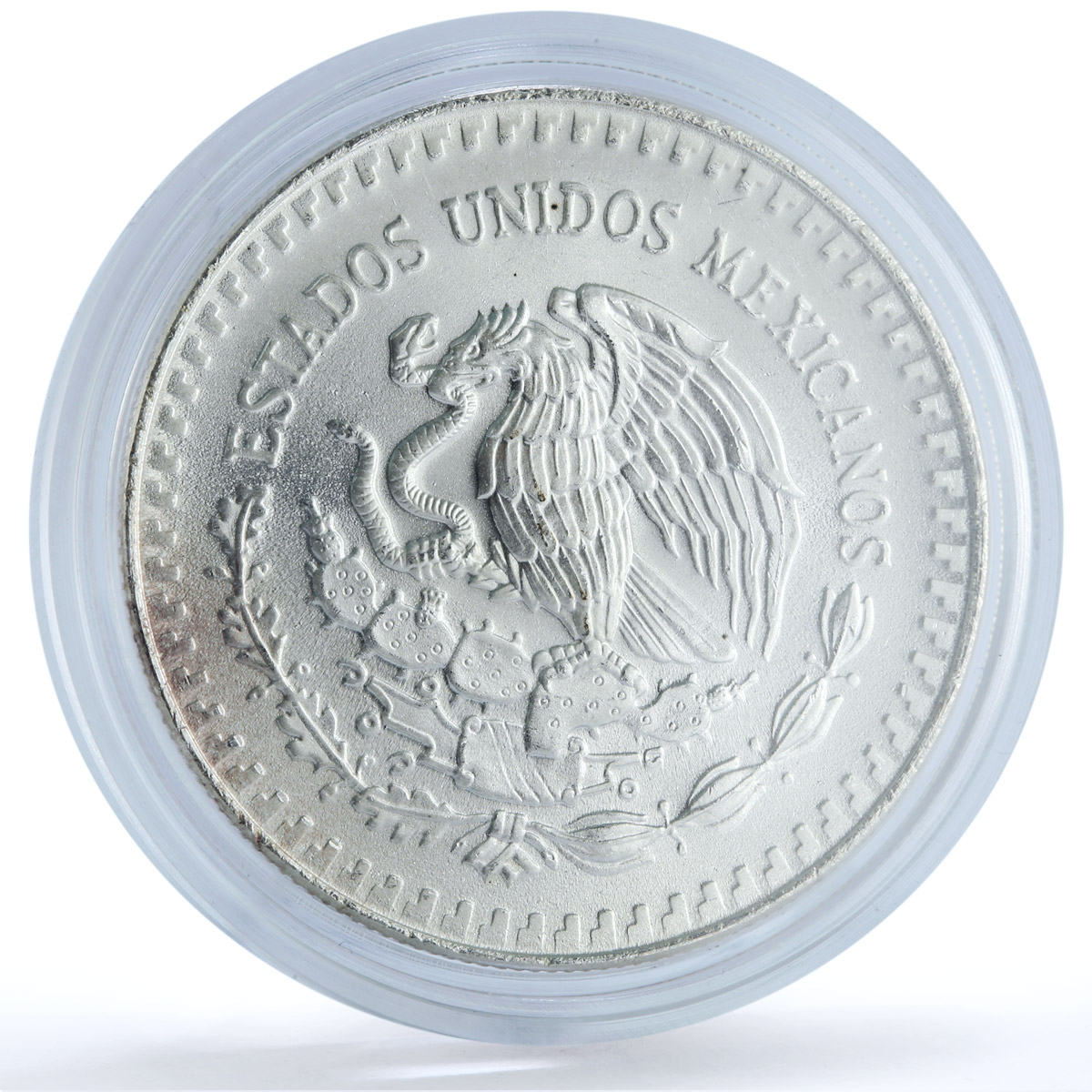 Mexico 1 onza Libertad Angel of Independence KM-494.3 Bullion silver coin 1991