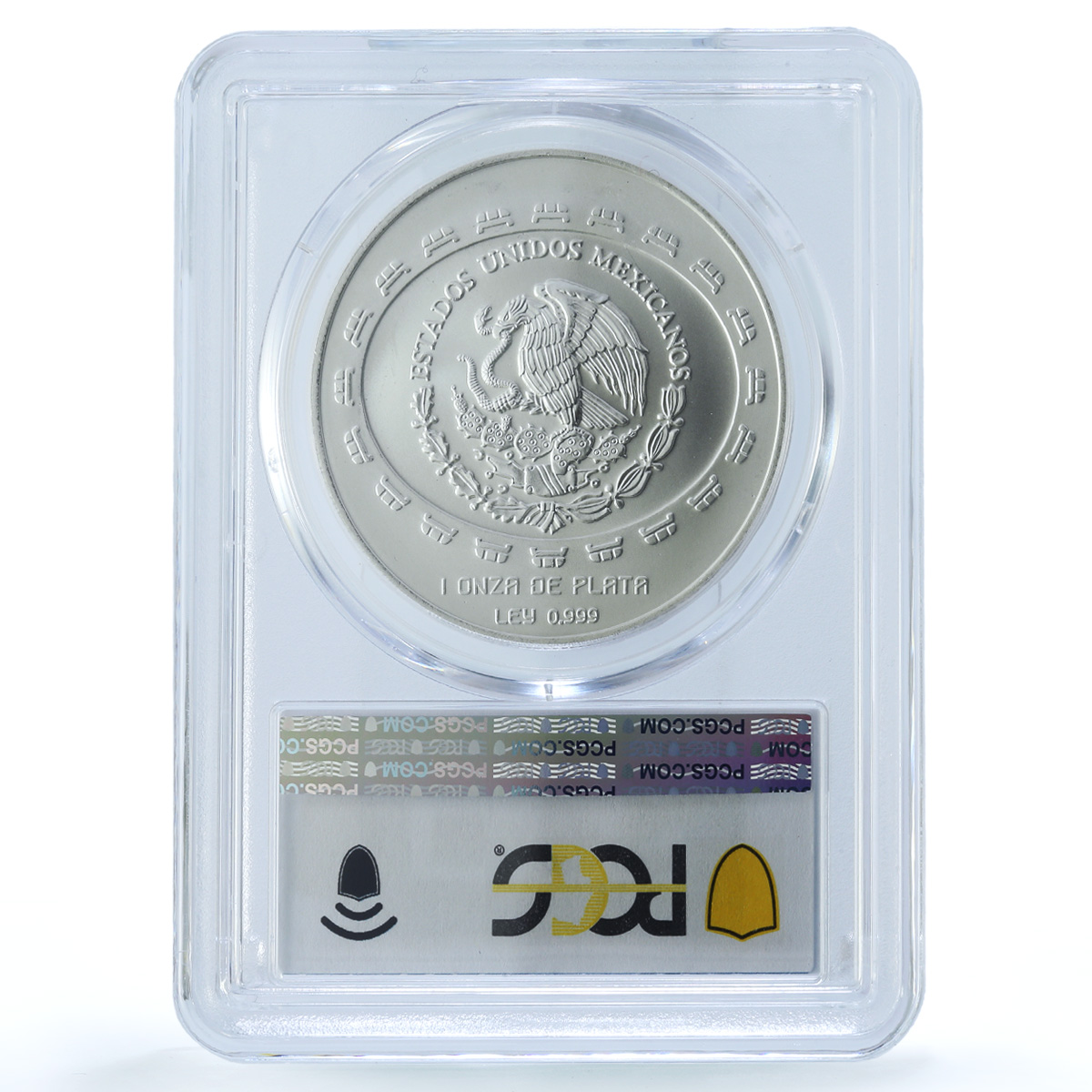 Mexico 5 pesos Disco Muerte KM-619 Precolombina MS 67 PCGS silver coin 1997 Mexico 5 pesos Disco Muerte KM-619 Precolombina MS 67 PCGS silver coin 1997