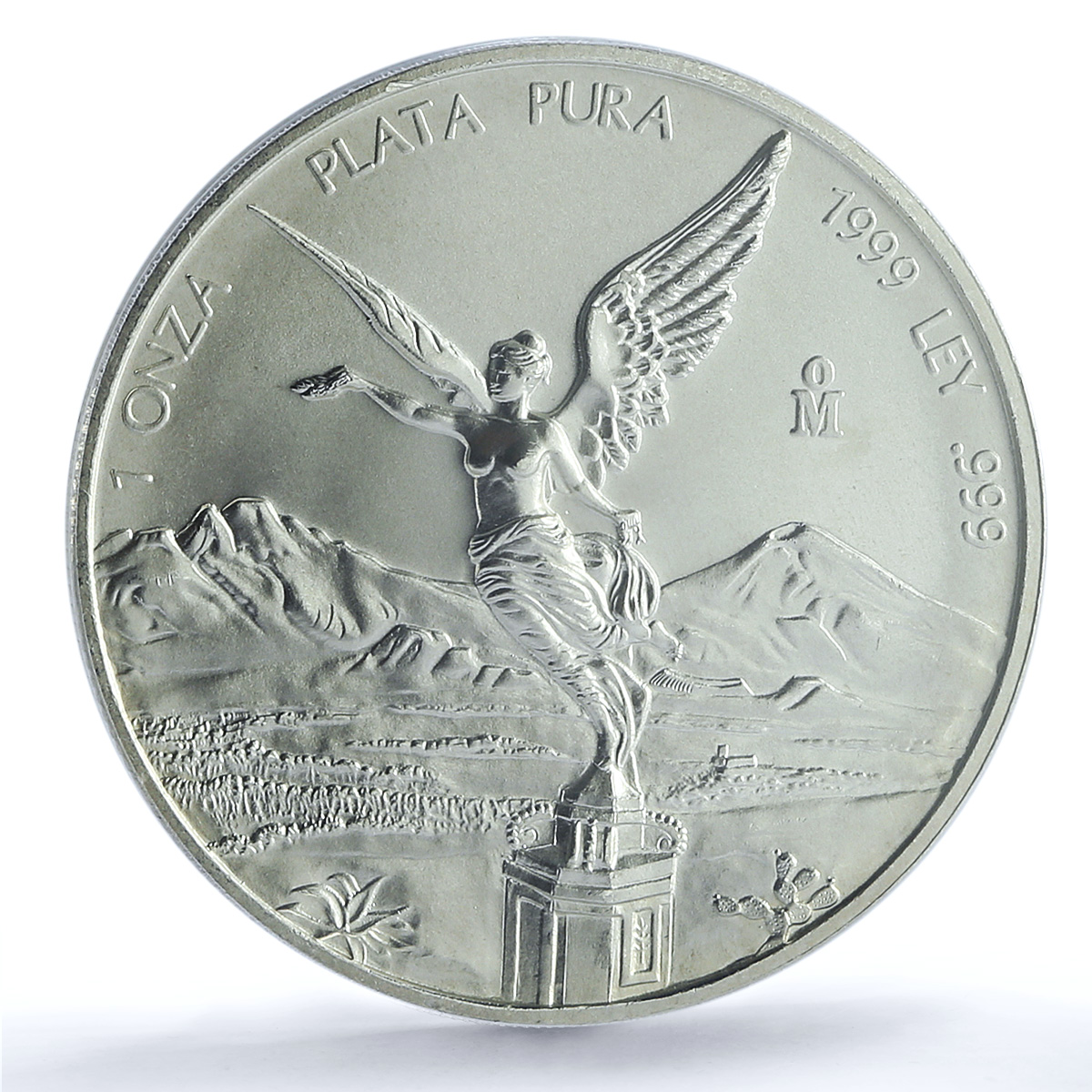 Mexico 1 onza Libertad Angel of Independence KM-613 MS 69 PCGS silver coin 1999 Mexico 1 onza Libertad Angel of Independence KM-613 MS 69 PCGS silver coin 1999