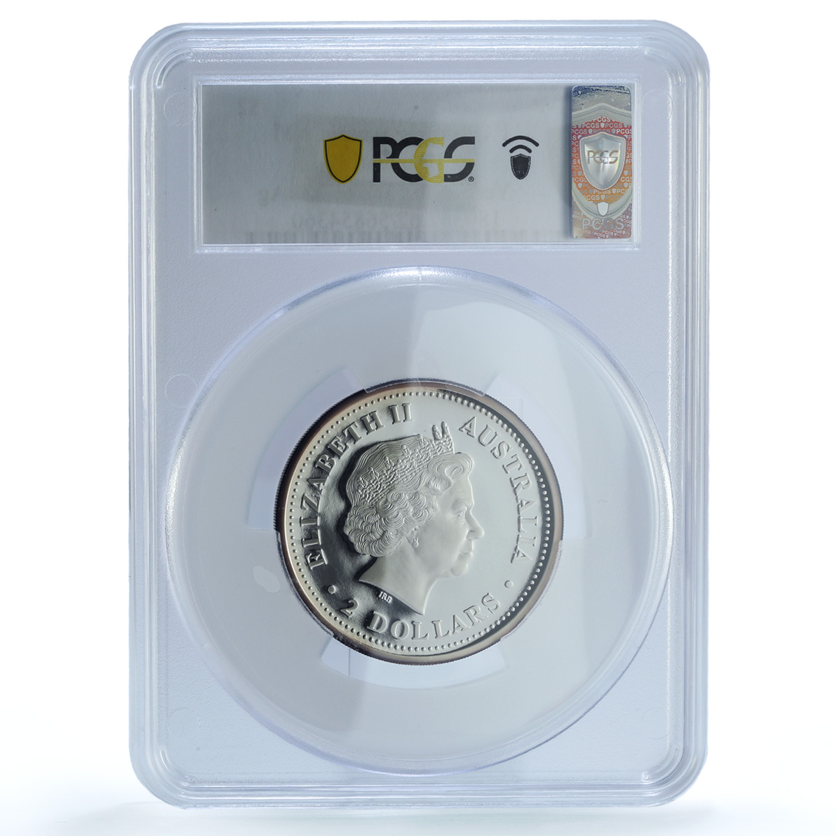 S 2001-P $2 Year of the Snake 2oz Ag, DCAM S 2001-P $2 Year of the Snake 2oz Ag, DCAM