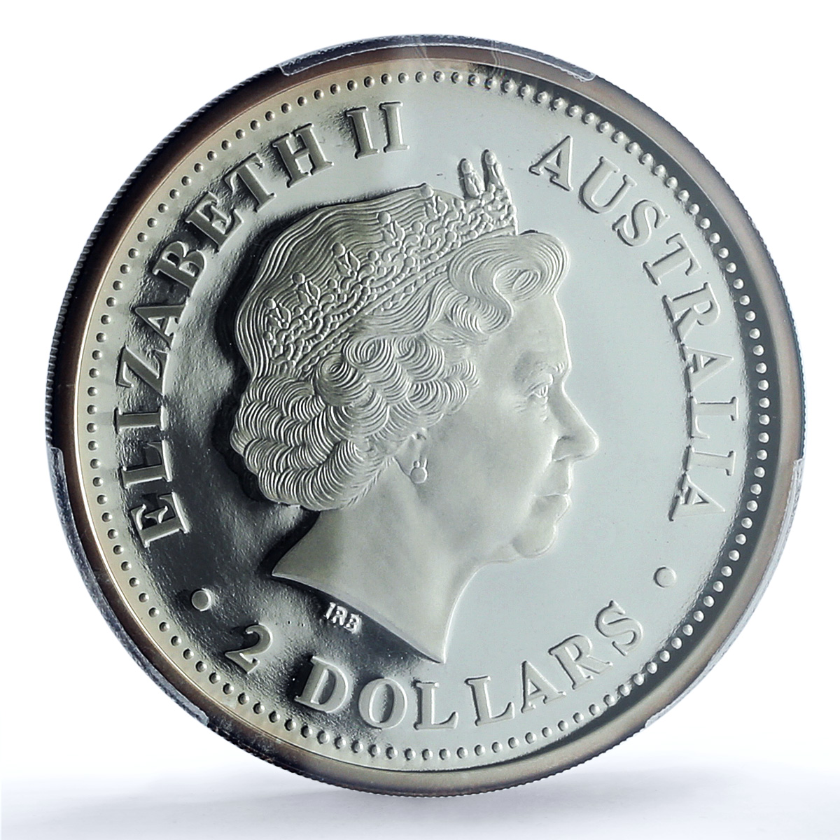 S 2001-P $2 Year of the Snake 2oz Ag, DCAM S 2001-P $2 Year of the Snake 2oz Ag, DCAM