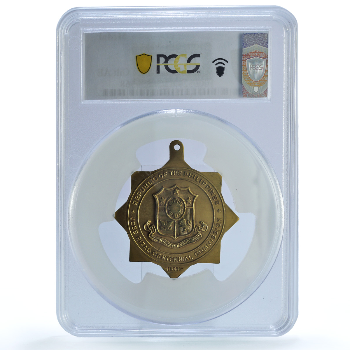 S 1961 Medal Int'l Congress on Rizal Gilt AE S 1961 Medal Int'l Congress on Rizal Gilt AE