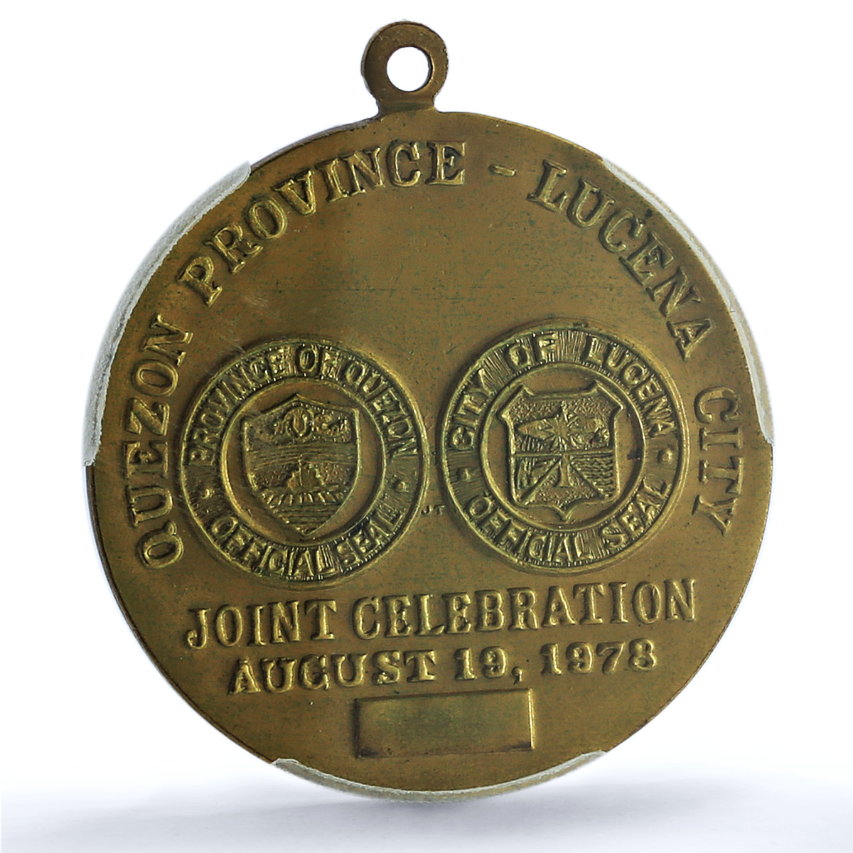 S 1978 Medal Honeycutt-741a Gilt AE S 1978 Medal Honeycutt-741a Gilt AE