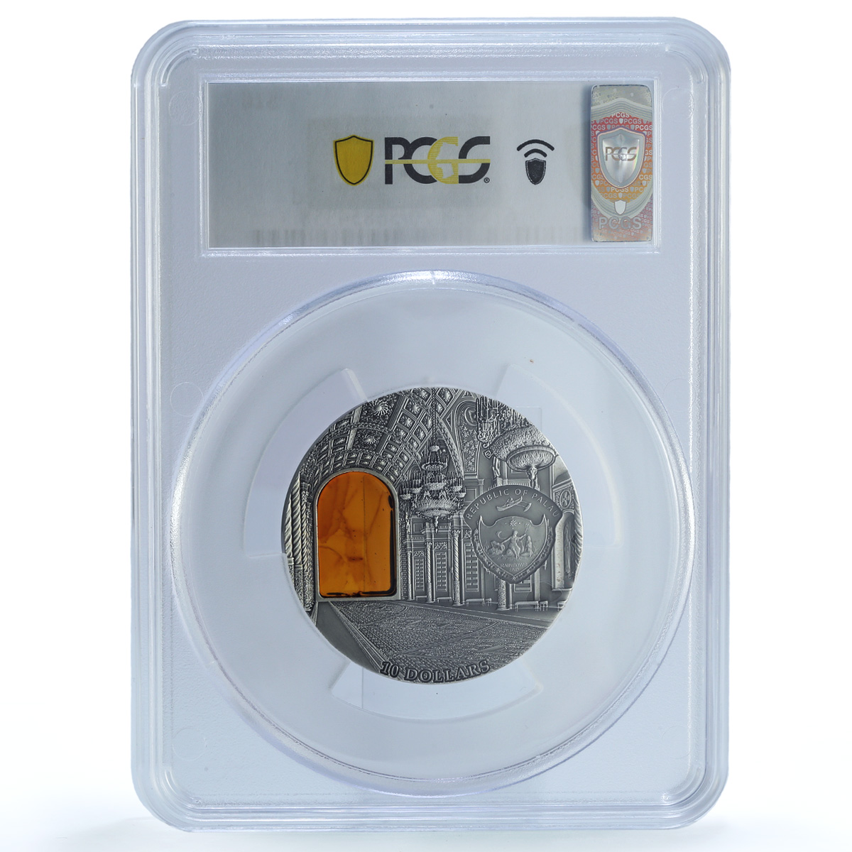 S 2012 $10 Kremlin Tiffany Art Antiqued S 2012 $10 Kremlin Tiffany Art Antiqued
