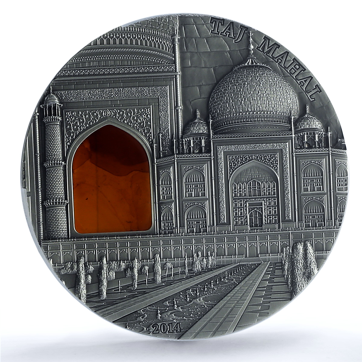 S 2014 $10 Taj Mahal Tiffany Art Antiqued S 2014 $10 Taj Mahal Tiffany Art Antiqued