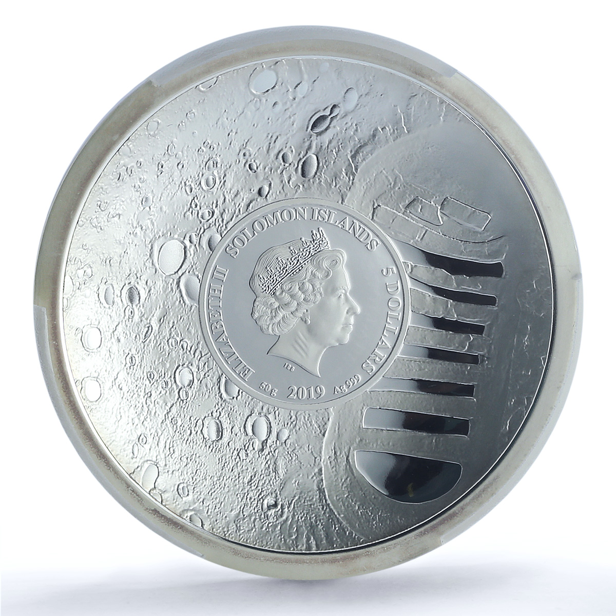 S 2019 $5 50th Anniversary Man on The Moon, DCAM S 2019 $5 50th Anniversary Man on The Moon, DCAM