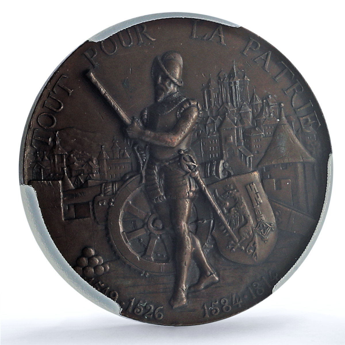 S 1887 Medal Geneva R-628d Bronzed AE S 1887 Medal Geneva R-628d Bronzed AE