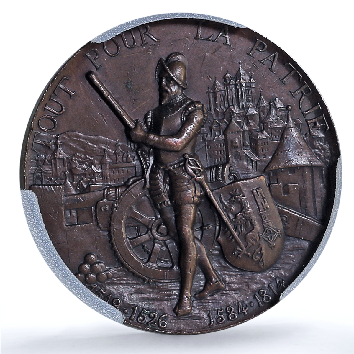 S 1887 Medal Geneva R-628d Bronzed AE S 1887 Medal Geneva R-628d Bronzed AE