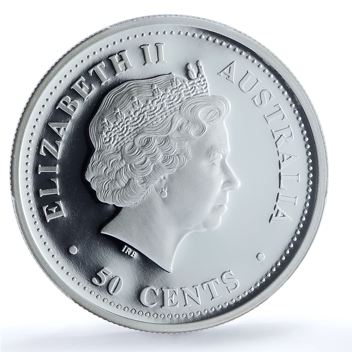 S 2002-P 50C Year of the Horse KM-579 Ag, DCAM S 2002-P 50C Year of the Horse KM-579 Ag, DCAM