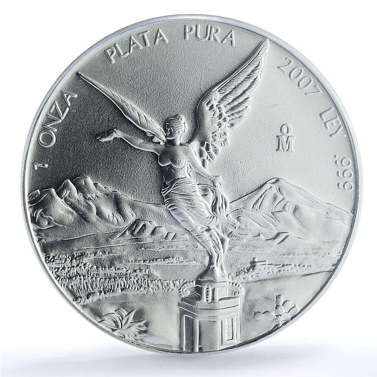 Mexico 1 onza Libertad Angel of Independence KM-639 MS 67 PCGS silver coin 2007 Mexico 1 onza Libertad Angel of Independence KM-639 MS 67 PCGS silver coin 2007