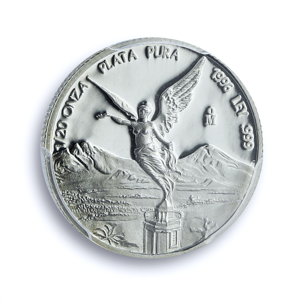 Mexico 1/20 onza Libertad Angel Independence KM-609 PR 69 PCGS silver coin 1996 Mexico 1/20 onza Libertad Angel Independence KM-609 PR 69 PCGS silver coin 1996