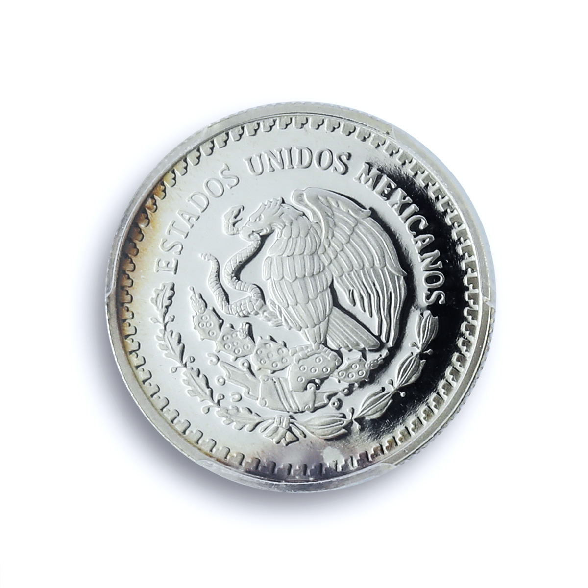 Mexico 1/10 onza Libertad Angel Independence KM-610 PR 69 PCGS silver coin 1996