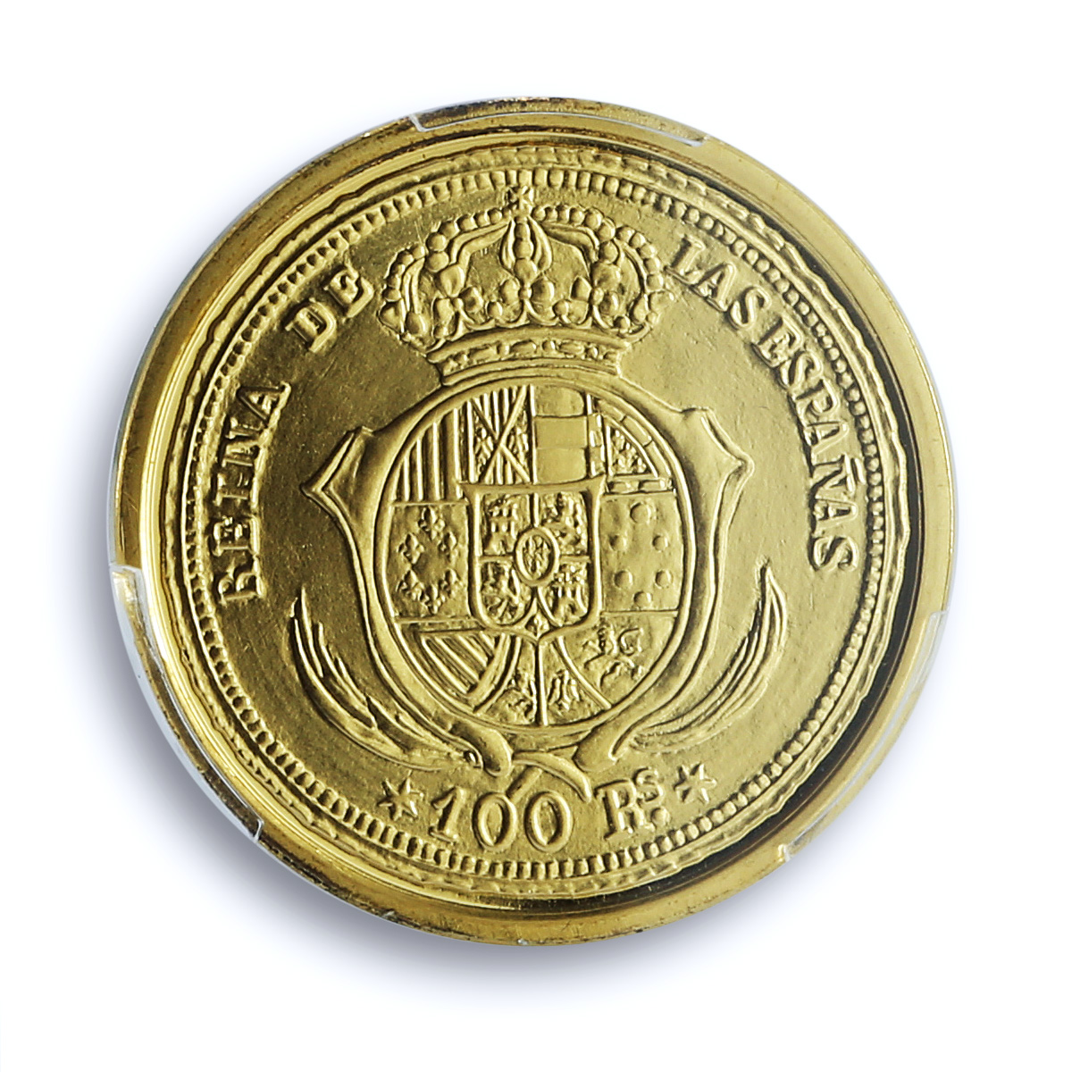 S (2000-02) M "100 R" Replica-1855 100 R Gilt Ag S (2000-02) M "100 R" Replica-1855 100 R Gilt Ag