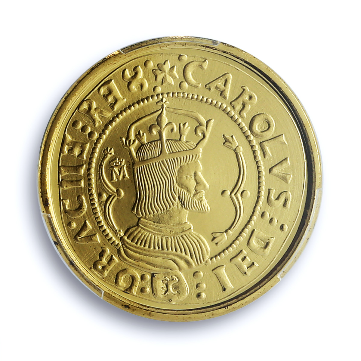 S (2000-02) M "4 Duc" Replica- (1516-56) 4 Duc Gilt Ag Valencia S (2000-02) M "4 Duc" Replica- (1516-56) 4 Duc Gilt Ag Valencia