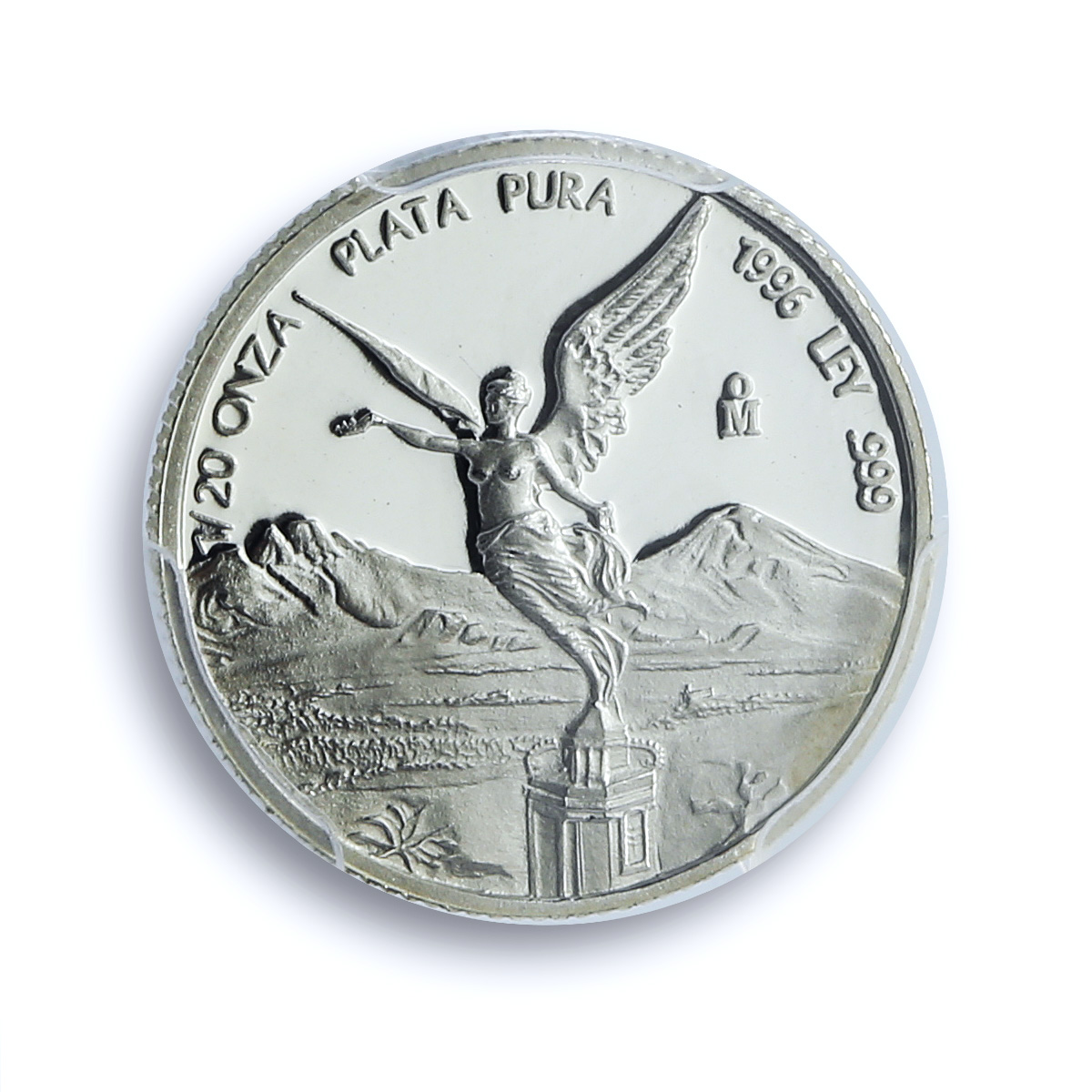 Mexico 1/20 onza Libertad Angel Independence KM-609 PR 68 PCGS silver coin 1996 Mexico 1/20 onza Libertad Angel Independence KM-609 PR 68 PCGS silver coin 1996
